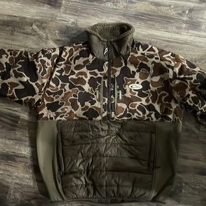 Drake Waterfowl Eqwader Jacket - Old School Camo sz Large